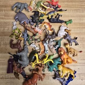 Vintage Mixed Bundle Animal & Lion King Toys